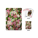 Pastel Pink Roses Playing Cards (Mini) Back