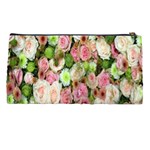 Pastel Pink Roses Pencil Cases Back