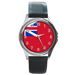 British Red Ensign, 1707–1801 Round Metal Watch by abbeyz71