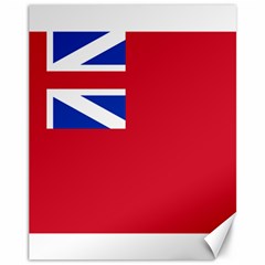 British Red Ensign, 1707–1801 Canvas 11  X 14  by abbeyz71