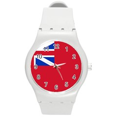 British Red Ensign, 1707–1801 Round Plastic Sport Watch (m) by abbeyz71