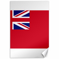 Civil Ensign Of United Kingdom Canvas 12  X 18 