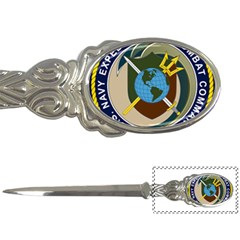 Seal Of United States Navy Expeditionary Combat Command Letter Opener by abbeyz71