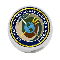 Seal Of United States Navy Expeditionary Combat Command 4-port Usb Hub (two Sides) by abbeyz71