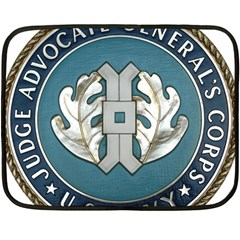 Seal Of United States Navy Judge Advocate General s Corps Double Sided Fleece Blanket (mini)  by abbeyz71