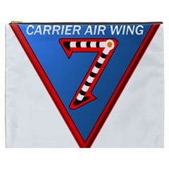 Patch Insignia Of United States Navy Aircraft Carrier Air Wing Seven Cosmetic Bag (xxxl) by abbeyz71