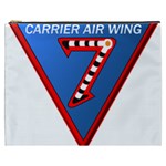 Patch Insignia of United States Navy Aircraft Carrier Air Wing Seven Cosmetic Bag (XXXL) Front
