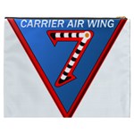 Patch Insignia of United States Navy Aircraft Carrier Air Wing Seven Cosmetic Bag (XXXL) Back