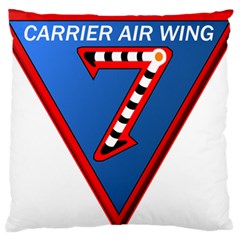 Patch Insignia Of United States Navy Aircraft Carrier Air Wing Seven Standard Flano Cushion Case (one Side) by abbeyz71