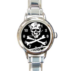 United States Navy Strike Fighter Squadron 103 Insignia Round Italian Charm Watch by abbeyz71