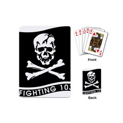 United States Navy Strike Fighter Squadron 103 Insignia Playing Cards (mini) by abbeyz71