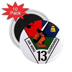 United States Navy Carrier Air Wing Thirteen Insignia 2 25  Magnets (10 Pack)  by abbeyz71