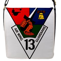 United States Navy Carrier Air Wing Thirteen Insignia Flap Closure Messenger Bag (s) by abbeyz71