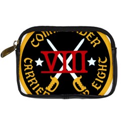 United States Navy Carrier Strike Group 8 Emblem Digital Camera Leather Case