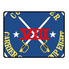 Carrier Strike Group 8 ???emblem Fleece Blanket (small) by abbeyz71