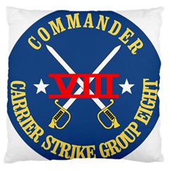 Carrier Strike Group 8 ???emblem Standard Flano Cushion Case (two Sides)