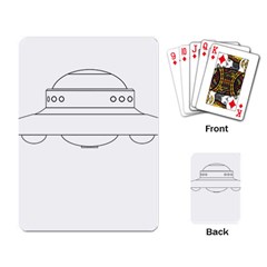 Alien Space Ufo Extraterrestrial Playing Cards Single Design by Wegoenart