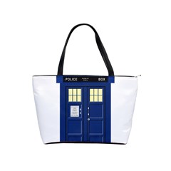 Tardis Doctor Who Time Travel Classic Shoulder Handbag by Wegoenart