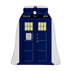 Tardis Doctor Who Time Travel Bell Ornament (two Sides) by Wegoenart