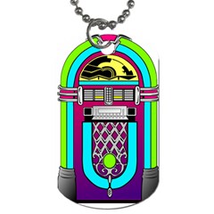 Jukebox Music Music Player Dog Tag (two Sides) by Wegoenart