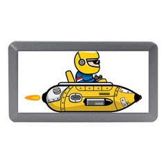 Cartoon Space Racer Galaxy Science Memory Card Reader (mini) by Wegoenart
