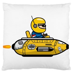 Cartoon Space Racer Galaxy Science Standard Flano Cushion Case (one Side) by Wegoenart