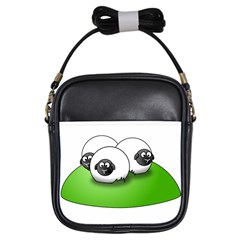 Sheep Agriculture Hill Group Flock Girls Sling Bag by Wegoenart