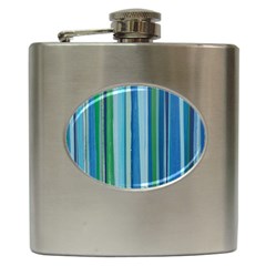Painted Stripe Hip Flask (6 Oz) by dressshop