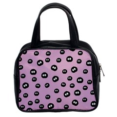 Totoro - Soot Sprites Pattern Classic Handbag (two Sides) by Valentinaart