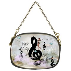 Dancing On A Clef Chain Purse (one Side) by FantasyWorld7