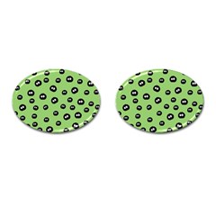 Totoro - Soot Sprites Pattern Cufflinks (oval)