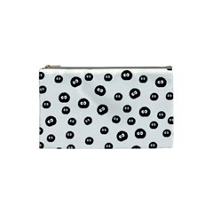 Totoro - Soot Sprites Pattern Cosmetic Bag (small) by Valentinaart
