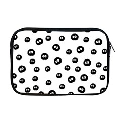 Totoro - Soot Sprites Pattern Apple Macbook Pro 17  Zipper Case by Valentinaart