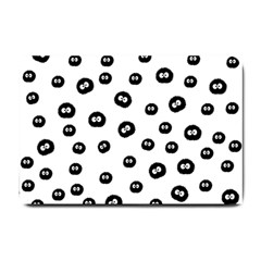 Totoro - Soot Sprites Pattern Small Doormat  by Valentinaart