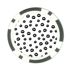 Totoro - Soot Sprites Pattern Poker Chip Card Guard (10 Pack) by Valentinaart