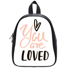 You Are Loved School Bag (small) by alllovelyideas