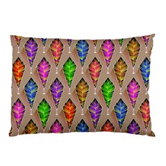 Abstract Background Colorful Leaves Pillow Case (two Sides) by Alisyart