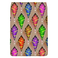 Abstract Background Colorful Leaves Removable Flap Cover (s)
