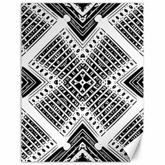 Pattern Tile Repeating Geometric Canvas 18  X 24  by Pakrebo