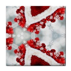 Christmas Background Tile Gifts Face Towel by Pakrebo