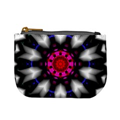 Kaleidoscope Round Metal Mini Coin Purse by Pakrebo