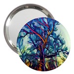 Tree Colorful Nature Landscape 3  Handbag Mirrors Front