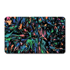 Tree Forest Abstract Forrest Magnet (rectangular) by Pakrebo