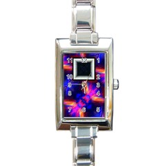 Box Abstract Frame Square Rectangle Italian Charm Watch by Pakrebo