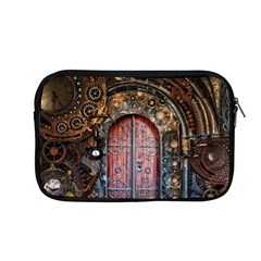 Steampunk Gears Pipes Brass Door Apple Macbook Pro 13  Zipper Case by Pakrebo