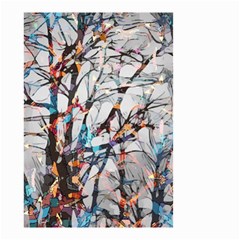 Forest Abstract Artwork Colorful Small Garden Flag (two Sides) by Pakrebo