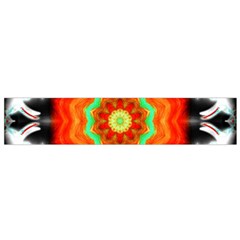 Abstract Kaleidoscope Colored Small Flano Scarf by Pakrebo