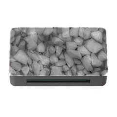 Soft Gray Stone Pattern Texture Design Memory Card Reader With Cf by dflcprintsclothing