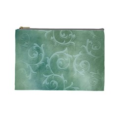 Background Green Structure Texture Cosmetic Bag (large) by Alisyart