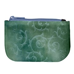 Background Green Structure Texture Large Coin Purse by Alisyart